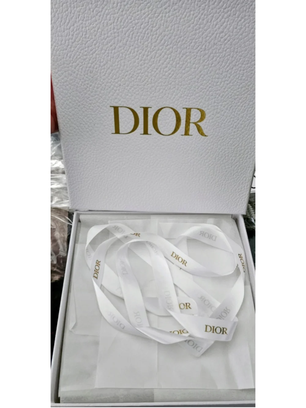 Dior Beauty Silver Cannage Compact Mirror&Lipstick Set In Beatiful Large Box - Picture 5 of 11